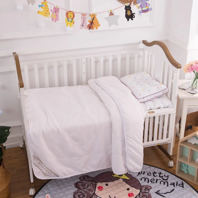 Чистый детское Хлопковое одеяло для новорожденных 120x150 см Стёганое одеяло наполнитель Стёганое одеяло внутренний для маленьких детей Постельное белье