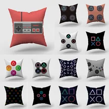 Pillowcase 45 45CM Game Peripheral Gamepad Key Pillowcase Polyester Pillowcase Personalized Decoration Pillowcase