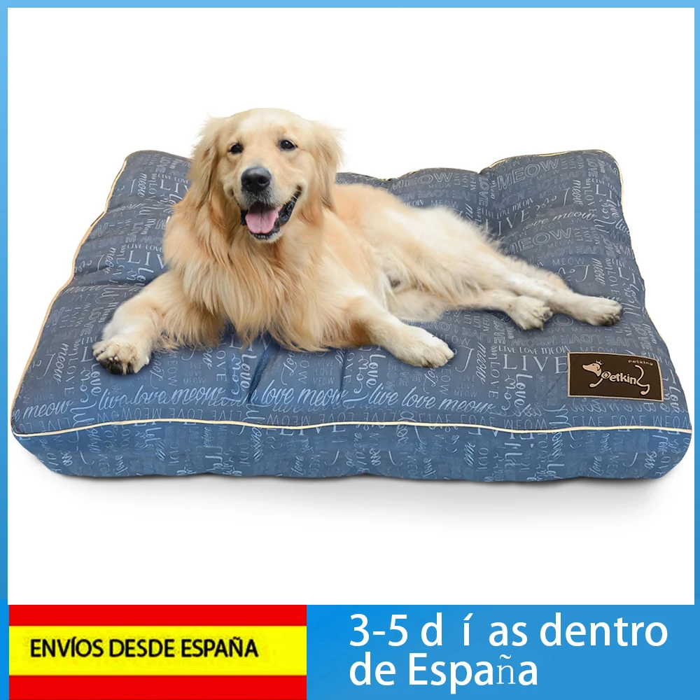 Petaccom-petking dog bed-removable and washable pet mattress soft and non-slip dog cushion, pet mats, thick pet blankets, pet kennels M-XL