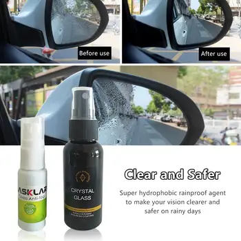 

Car Glass Coating Anti-fogging Agent Combination Nano Liquid Ceramic Glass Coating Set Auto Detailing Accessories Car Paint Care