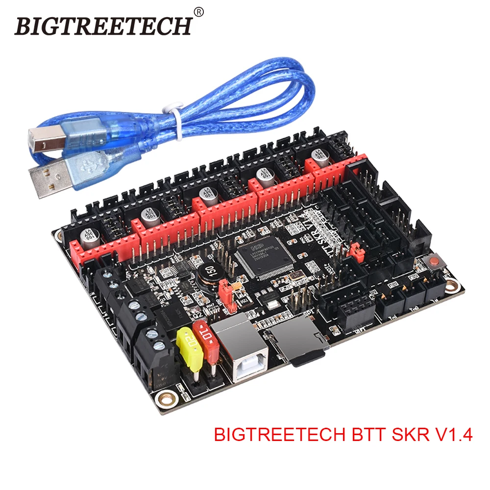 Placa de Controle Driver para Ender3 Bigtreetech Turbo 32 Bit Atualização V1.3 Tmc2208 Tmc2209 Impressora 3d Btt Skr V1.4 - Imagem 2