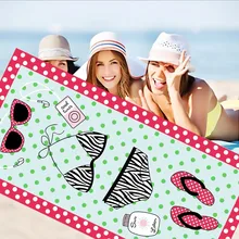 Напрямую от производителя стиль милое полотенце для животных квадратное пляжное полотенце полотенчатая ткань микрофибра настраиваемая