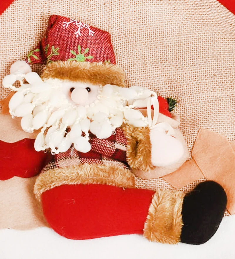 90 см Рождественская елка юбка красная елка ковер год веселое Рождественское украшение Рождественский коврик для елки Falda Arbol Navidad