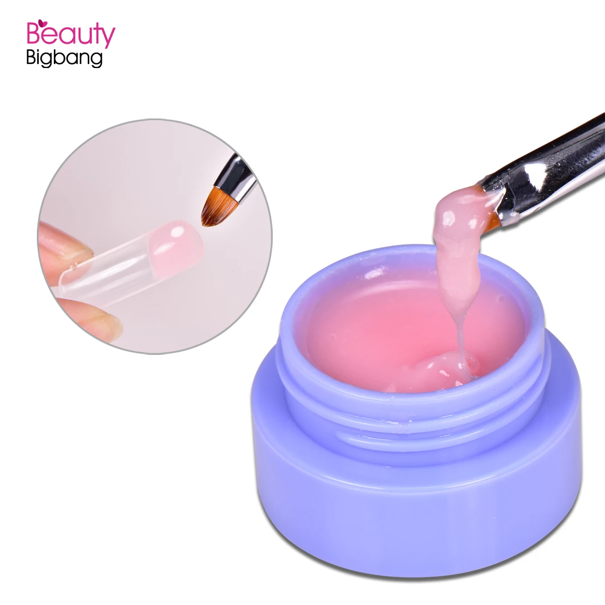 Beauty Bigbang, 15 г, УФ-гель для наращивания, легко использовать, вымачивается, полигель для наращивания, быстросохнущий, красота, дизайн ногтей, клей, гель для ногтей