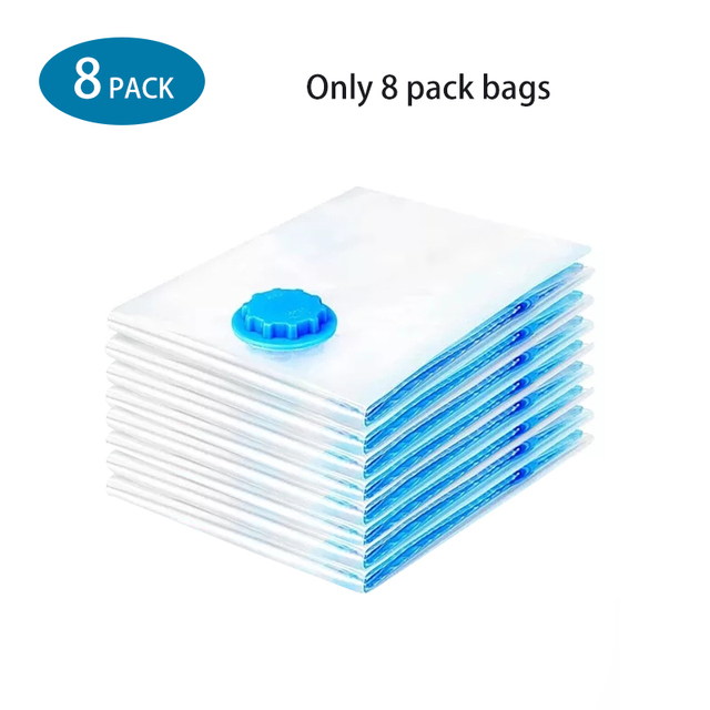 Vacuum Clothes Storage Organizer Vacuum Bags for Clothes Compressed Bag Hand Pump Save Space Seal Blanket Organizer