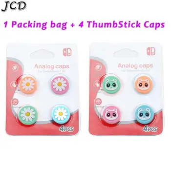 

JCD 4pcs Retail packing Thumb Grip For Nintend Switch Controller Grips Thumb Stick Cover Joystick Caps For Joycon Controller