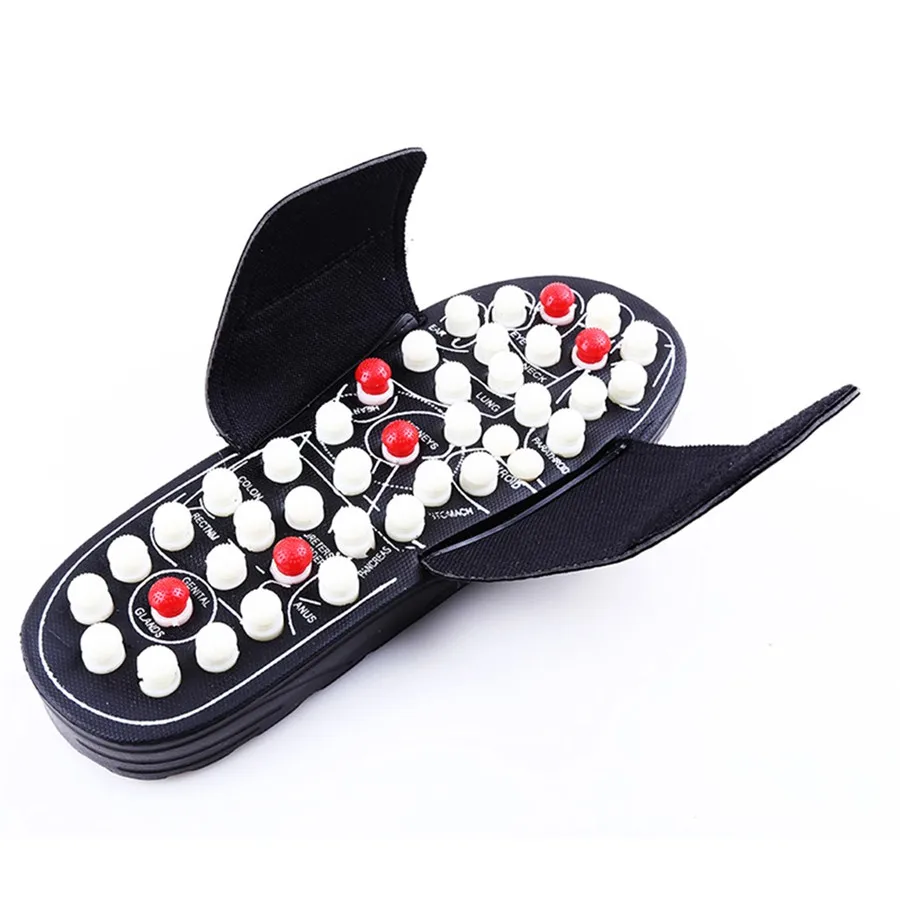 ladies men's foot massage therapy activation care adjustable sandals slippers foot health massage shoes magnetic therapy 35A14 (21)