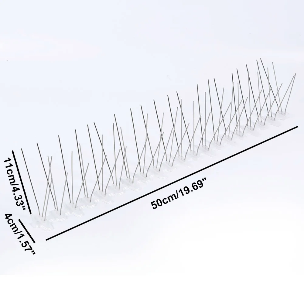 1/PCS Stainless Steel Bird Repellent Spikes Anti-Climbing Spikes Bird Repellent Spikes Set Bird Deterrent Tool 1/PCS Stainless Steel Bird Repellent Spikes Anti-Climbing Spikes Bird Repellent Spikes Set Bird Deterrent Tool