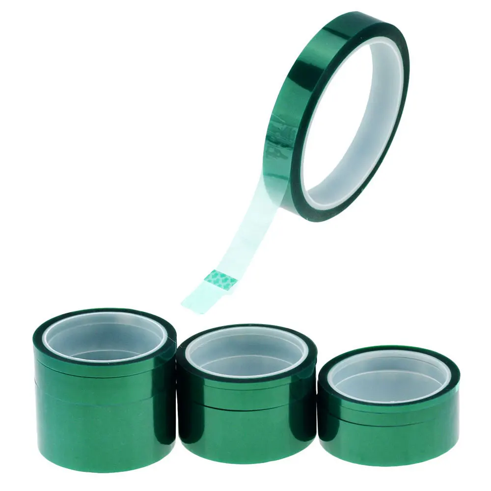 1PCS 33M Green Tape 10-20mm Heat-resistant High Temperature Shielding for PCB Solder Plating Insulation Protection | Обустройство