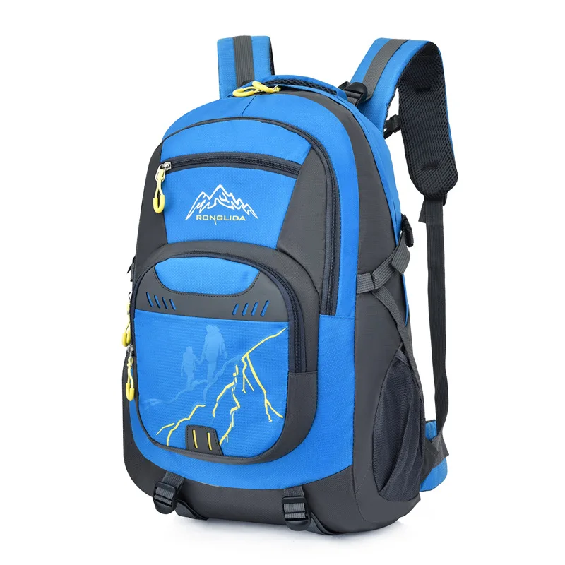 

Mountaineering Bag New Style Fashion Waterproof Camping Hiking Bag Large Capacity Burden Relieving Wear-Resistant Ride Luggage T