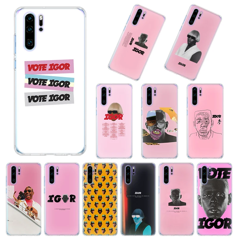 Силиконовый чехол для Huawei P30 P40 Pro + P20 Lite P10 P Smart Plus мягкий Тайлер творческий гольф