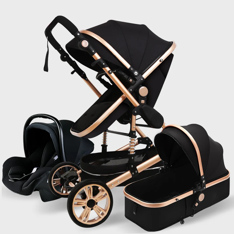 3 wheel pram with car seat