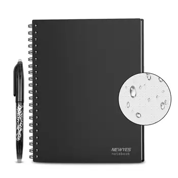

NEWYES dot grid Smart Reusable Erasable Spiral A4 Notebook Paper Notepad Diary Journal Office School Travelers Drawing Gift