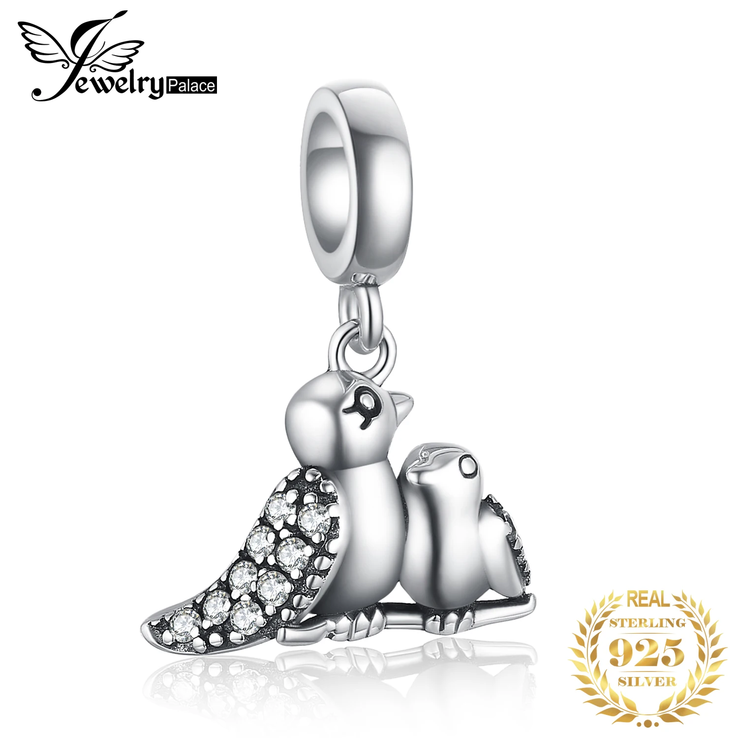 JewelryPalace птицы серебряные бусины 925 пробы Подвески Серебро оригинал для браслета
