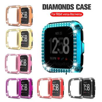 

Bling case for Fitbit Versa Watch plating protection cover for Fitbit Versa Lite fit bit vesa protector smartwatch accessories