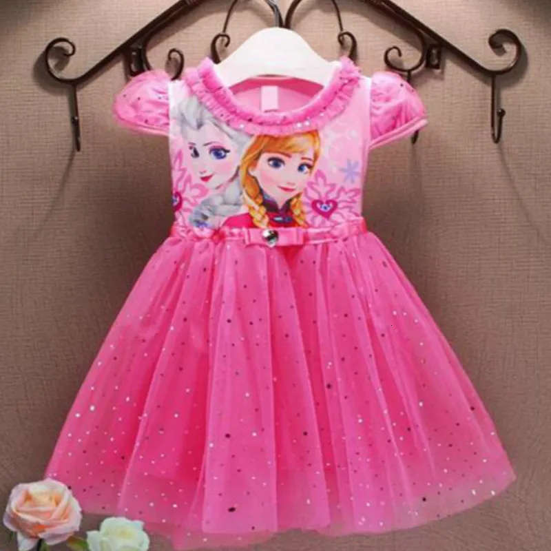 Mädchen Kleid Sommer Baby Kind Kleidung Prinzessin Anna Elsa Kleid Schnee  Königin Cosplay Kostüm Kinder Neue Jahr Party Kostüm|Dresses| - AliExpress