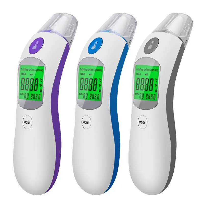 Цифровой ИК инфракрасный высокая температура тела термометр для взрослых и детей лоб и ушной термометр
