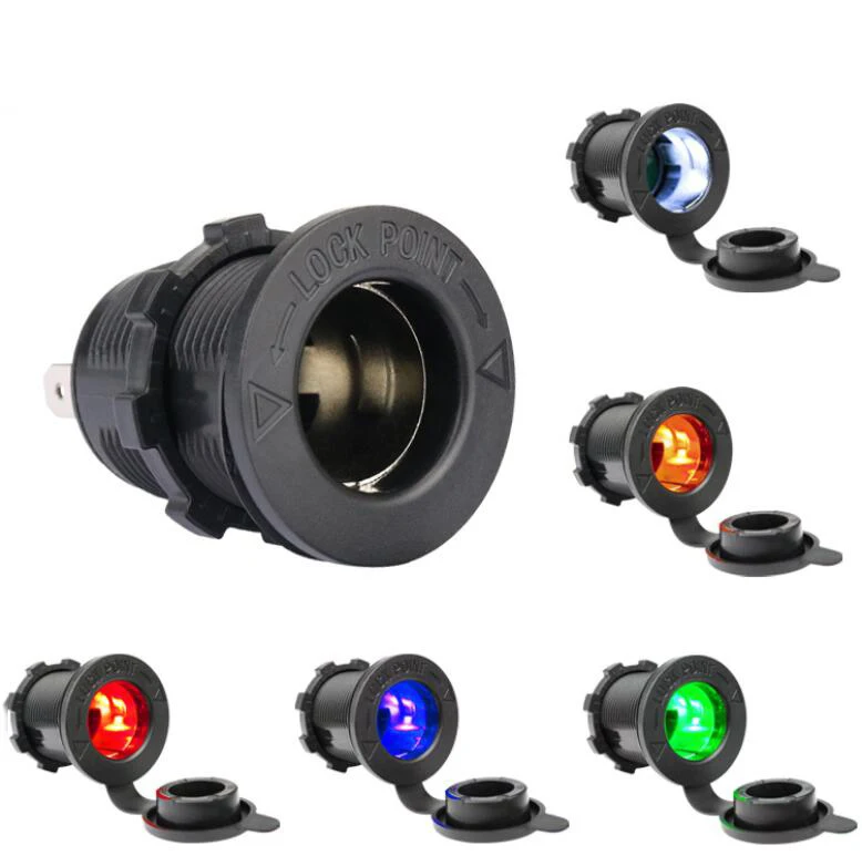 Car Cigarette Lighter Socket 12V 24V For Mercedes Benz W203 Volvo XC90