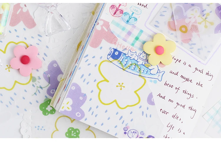 Красивая серия жизни прозрачный серной кислоты липкий блокнот для заметок дневник стационарный скрапбук декоративный N Times липкий