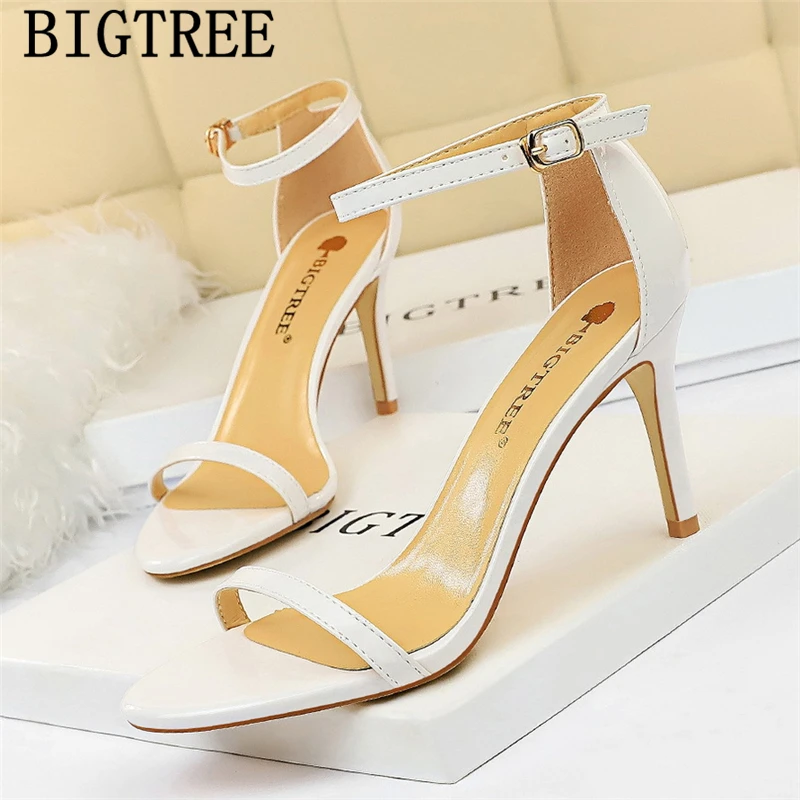 open toe designer heels