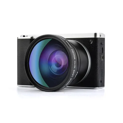 24 мегапикселя телефото HD домашняя фотография SLR цифровая камера CMOS сенсор 8 зум AVI 4,0 экран SLR камера со вспышкой