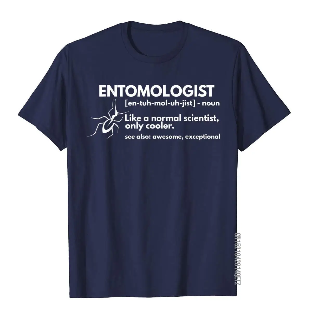 Entomologist Definition Funny Entomology Science Gift T-Shirt__B13591navy
