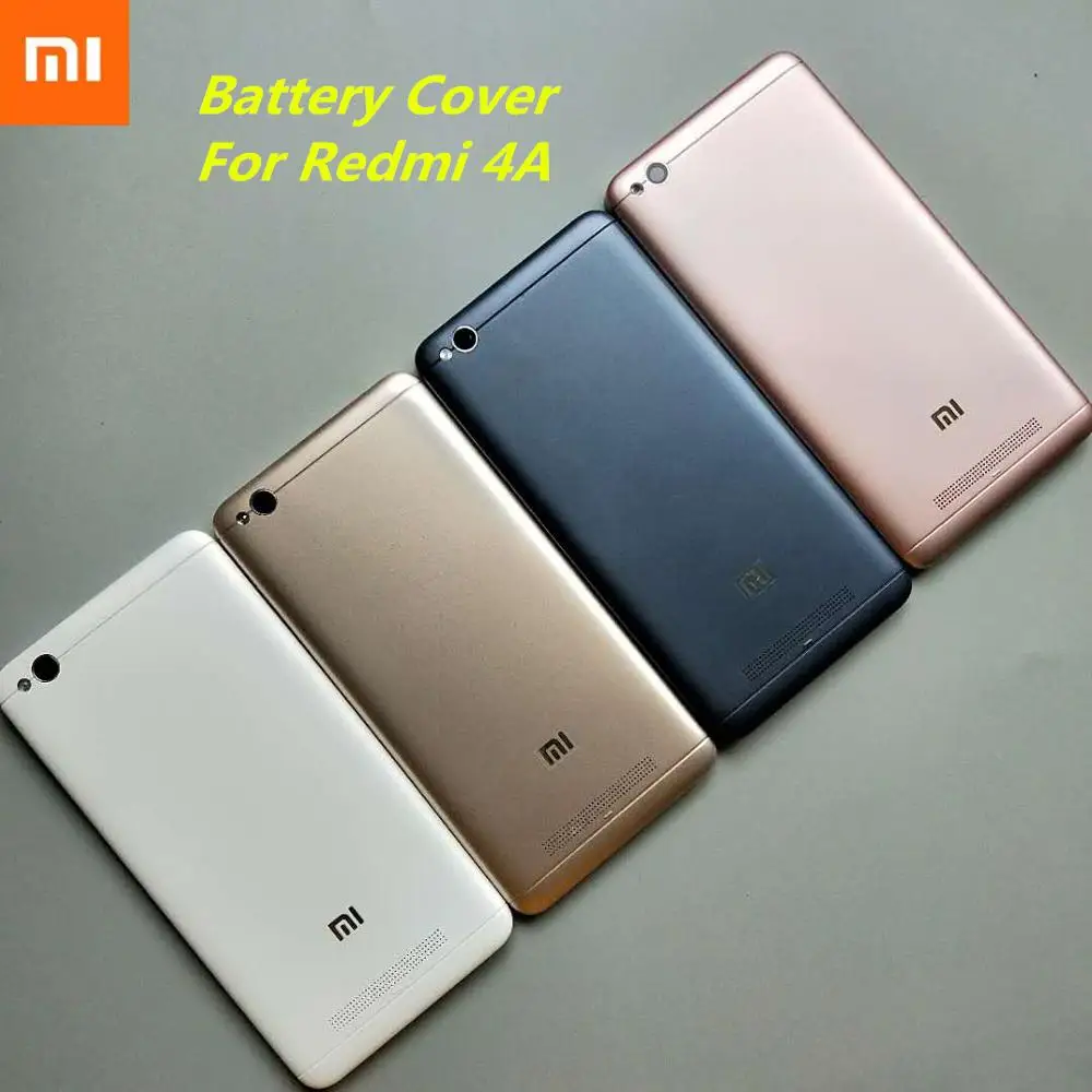 Задняя крышка XIAOMI Redmi 4A Пластиковая Крышка батарейного отсека сменный защитный
