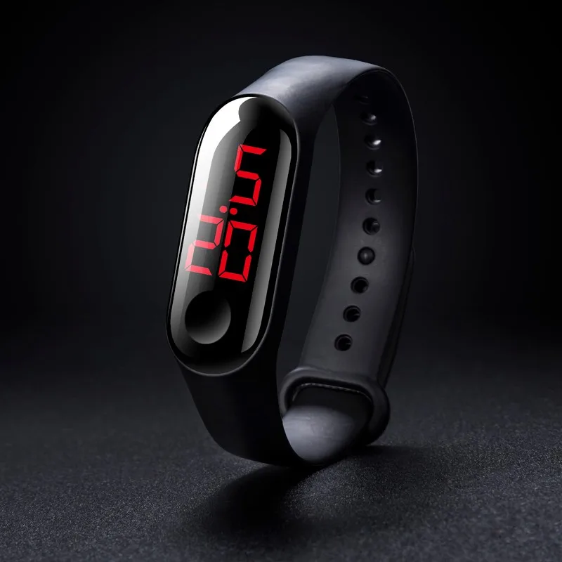 Светодиодные часы для мужчин секундомер Электронные Спортивные Светящиеся Сенсор Часы, цифровые часы Смарт Часы часы женские relogio de led# TD04