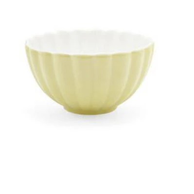 bowls 1 шт. рифленая супница керамика набор посуды из фарфора бамбуковая миска для макароноварка салат для злаков фруктовый десерт чаши - Цвет: bowls