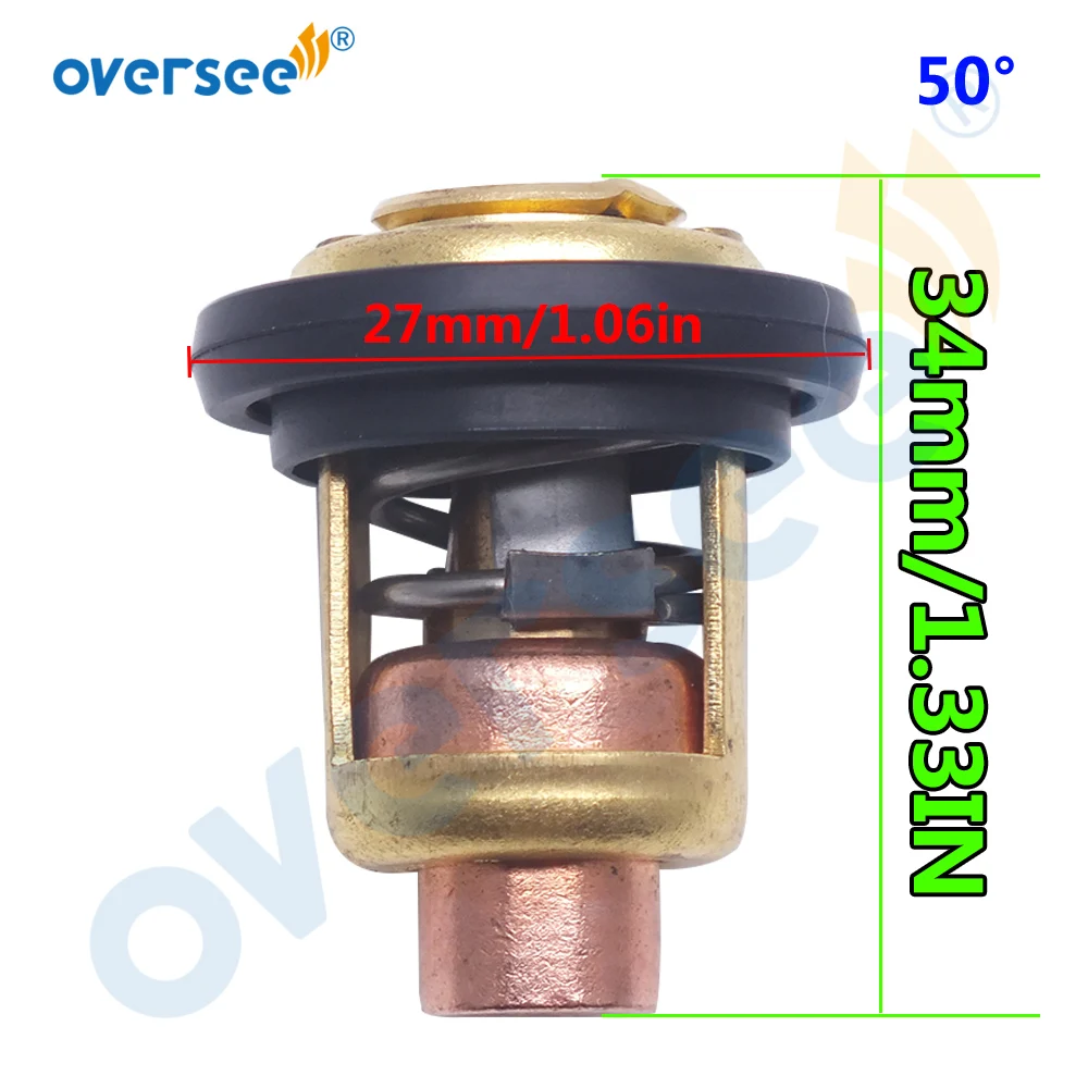 19300-881-761 Thermostat And Gasket 19351-ZV4-610 For Honda Outboard Motor 4 Stroke BF5 To BF100 50-52C Degree 125F