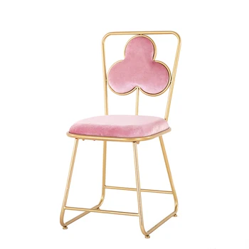 

Nordic Ins Chair Net Red Tea Shop Leisure Chair Dining Chair Modern Minimalist Creative Dressing Nail Stool