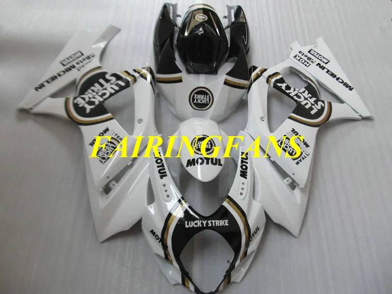 Литьевая форма обтекателя кузова для GSXR1000 07 08 GSX-R GSXR 1000 K7 2007 2008 Белый Черный