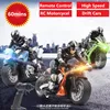 RC stunt motorcycl 2.4GHz 3D Rotation Flips drift stunt motorbike electric remote control Racing drift Car with flash light toys 1