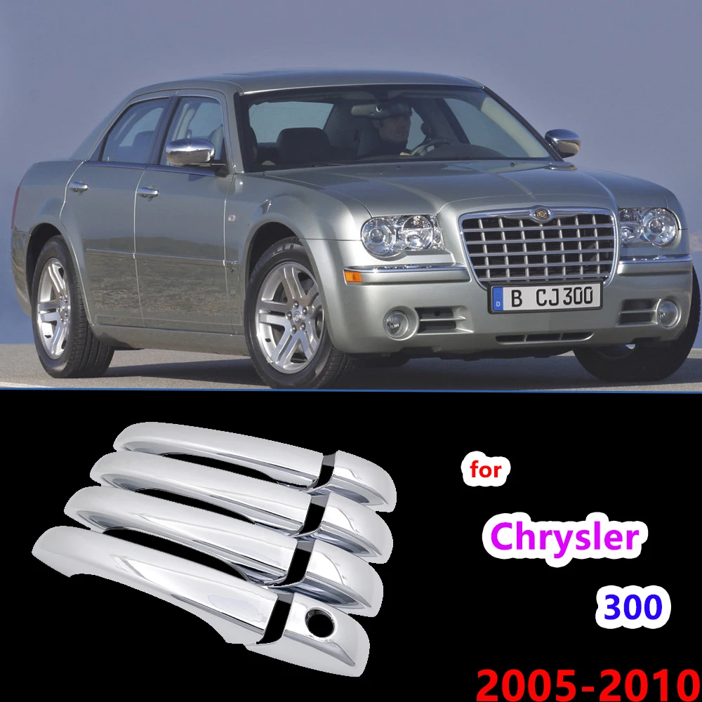 Хромированная накладка на ручки для Chrysler 300 300C 2005 2006 2007 2008 2009 2010 MK1 Catch