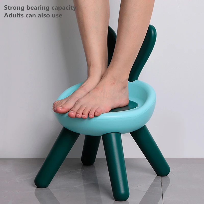 New Furniture Baby Chair Home Chair Sound Children Stool Footboard Indoor Child Bench Toy Children Cartoons Rabbit