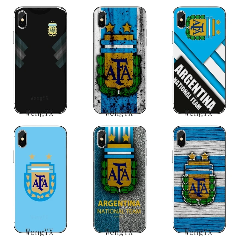 

Argentina National flag Football For Samsung Galaxy S10 lite A10 A30 A40 A50 A60 A70 A6 A8 J4 J6 Plus A9 J8 prime TPU Soft case