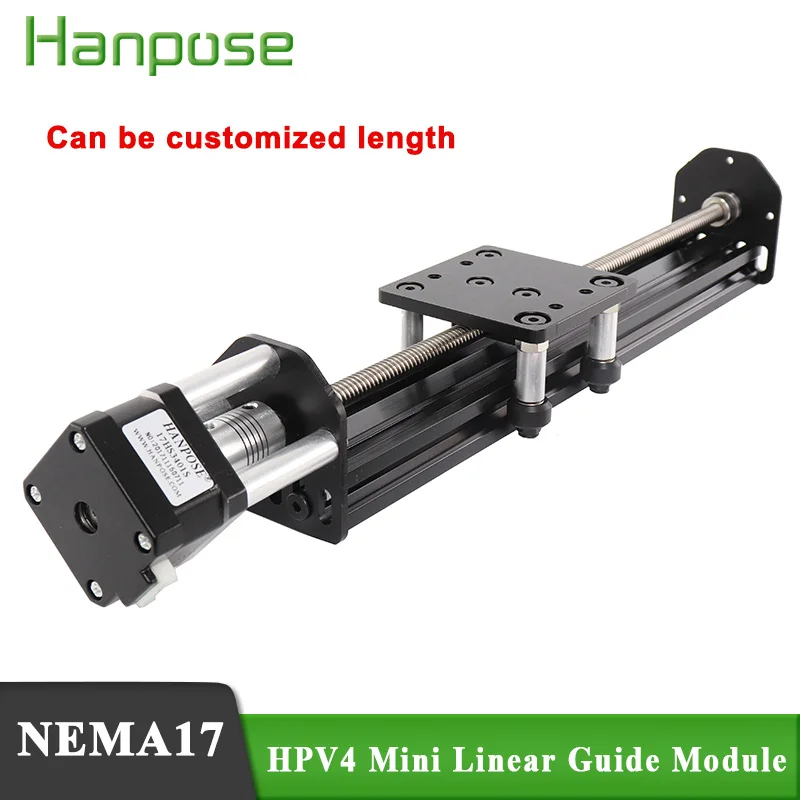 NEW Openbuilds HPV4 Mini V linear actuator Linear module with 42 motor NEMA17 17hs3401S stepper motor for Reprap 3D printer