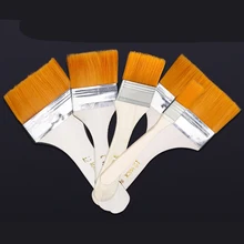 5 шт. Высококачественная нейлоновая щетка мягкий материал деревянная ручка для очистки барбекю промышленная краска ряд щетки