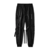 11 BYBB'S DARK Tactical Functional Cargo Pants Joggers Men Trousers Hip Hop Streetwear Ribbons Multi-pocket Pants Black WB189 5