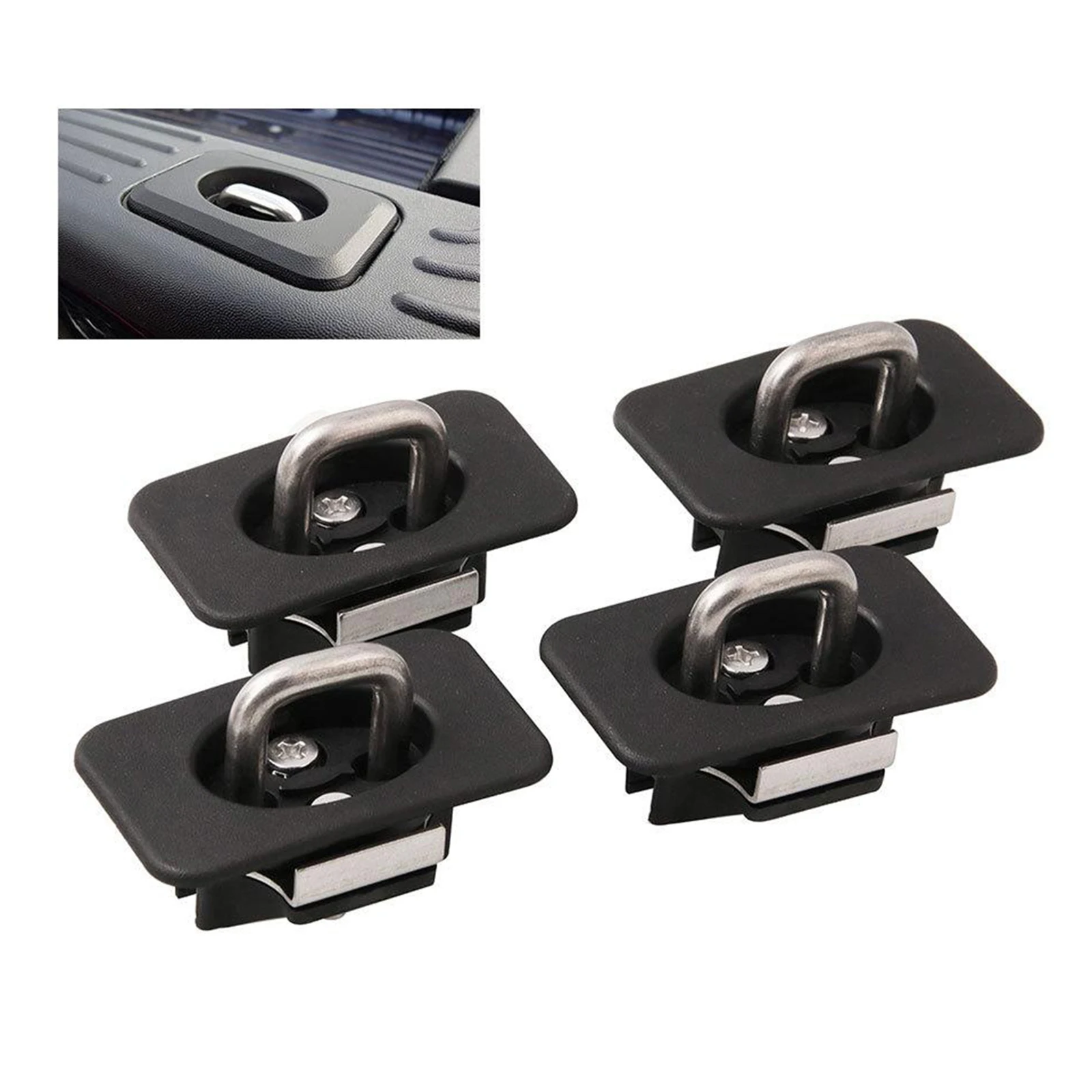 4Pack Truck Tie-Down Anchor Hooks for Ford F 150 98-14 Super-Duty Car Part