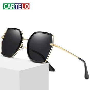 

CARTELO Classic Retro Sunglasses Women Eyewear Polarized Women Driving Glasses Black Pilot Woman Retro Sunglasses For Classic