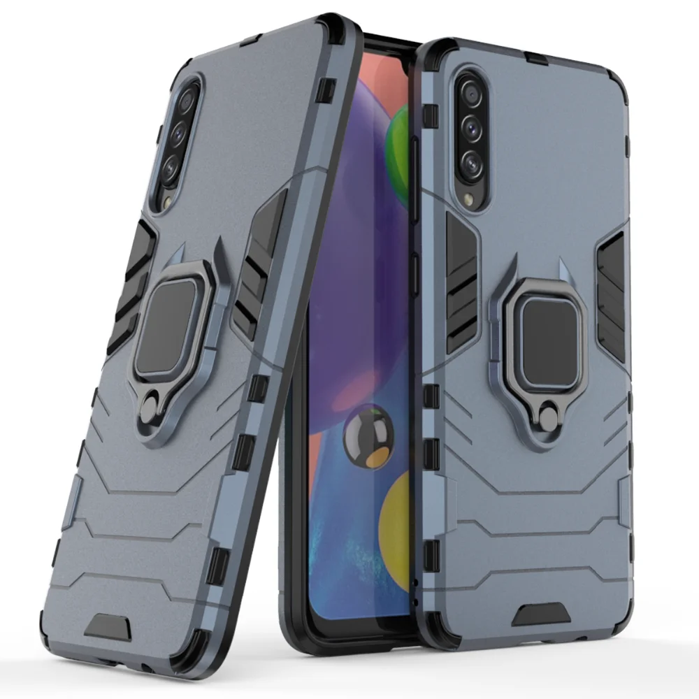 Tigenkey чехол для samsung Galaxy A70S, роскошная задняя крышка с кольцом, противоударный чехол-подставка для samsung Galaxy A70S, чехол