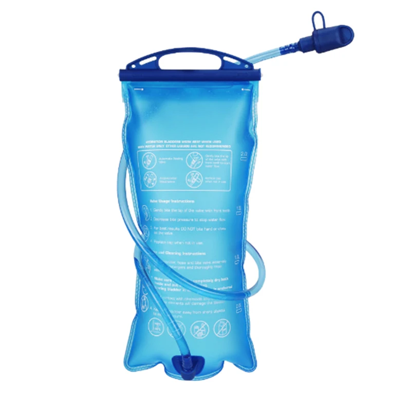 2L мочевой пузырь гидратация пакет мочевого пузыря, изолированные резервуары BPA бесплатно Замена мочевого пузыря для рюкзака Открытый Бег Велоспорт Пешие прогулки