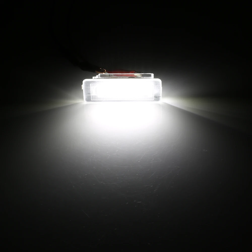 2 шт. 18SMD светодиодный номерной знак свет лампа с обманкой для Benz Smart для двоих, купе-трансформер 450 451 W450 W453 Автомобильный свет
