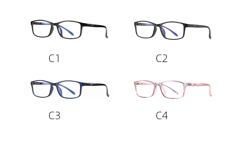 Анти-синий светильник, очки для мужчин, Прямоугольная оправа, компьютерные очки, женские розовые очки, Синие лучи, блокирующие очки, Блокер 004