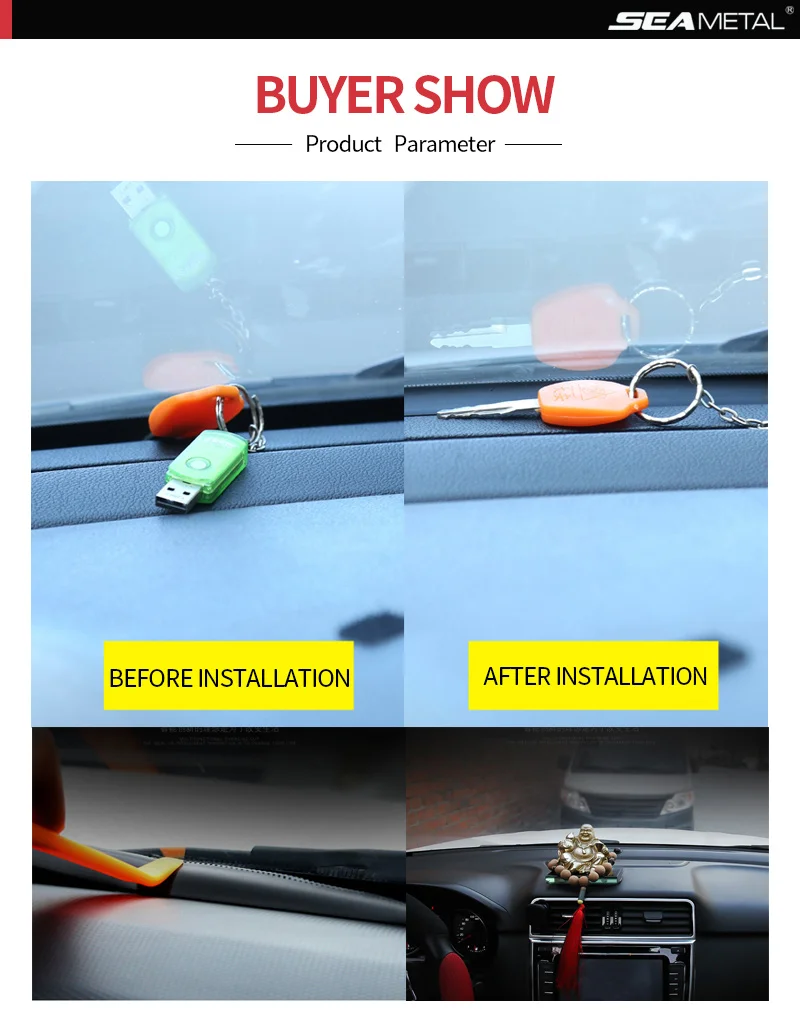 160cm Car Dashboard Sealing Strip Interior Auto Leakproof Strips Noise Sound Ins