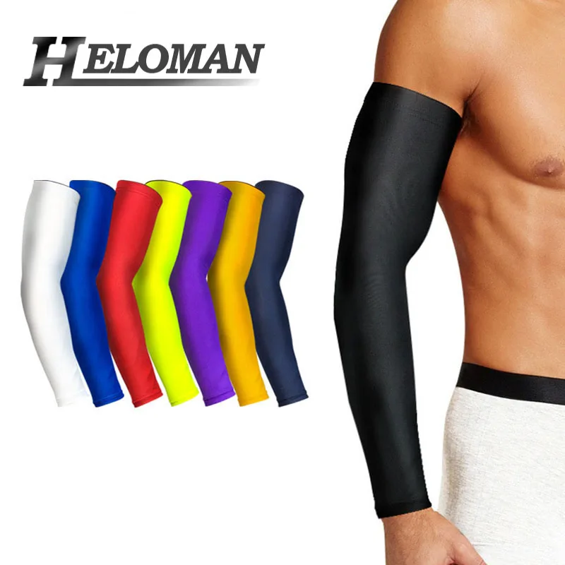 1Pcs Breathable Quick Dry UV Protection Running Arm Sleeves Cycling Arm
