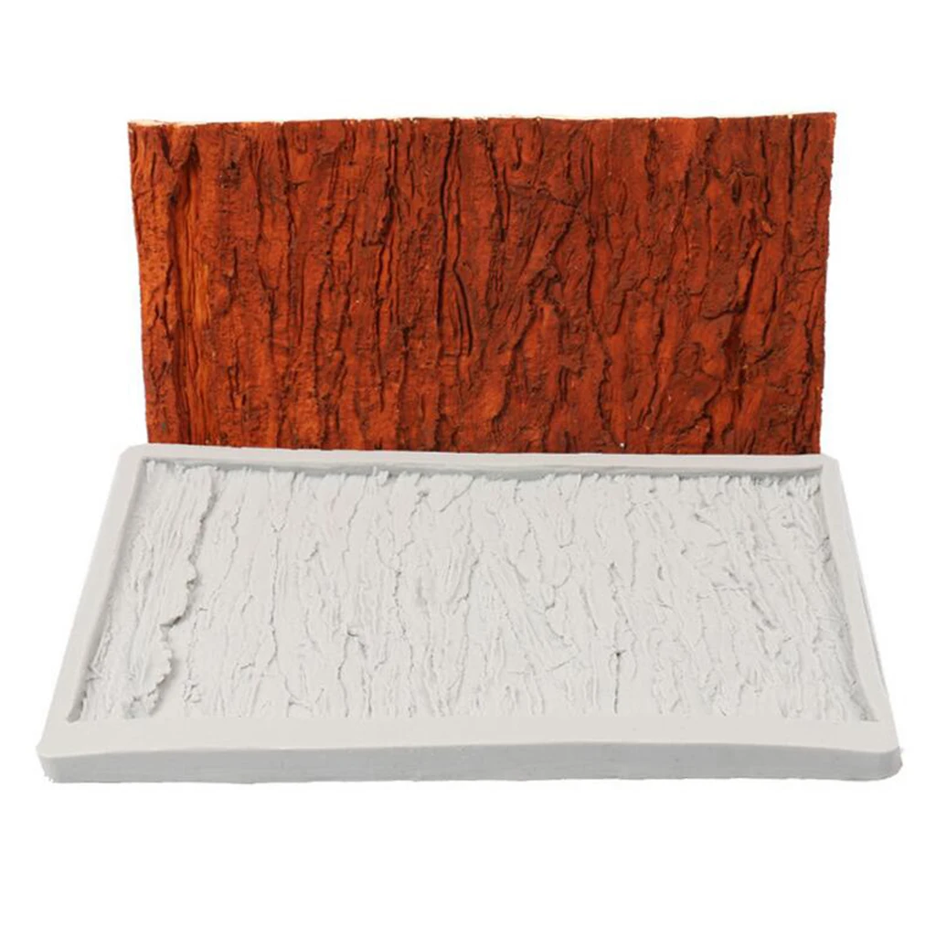 Tree Bark Design Silicone Mold for Fondant, Gum Paste, Chocolate, Crafts
