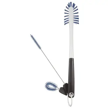 

Household Daily Cleaning Cup Brush Can Be Hung Long Handle Three-Piece Suit Maternal And Child Supplies Bottle Brush