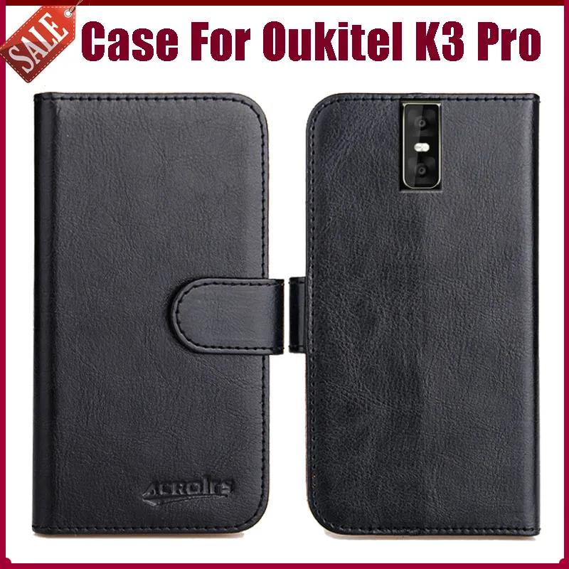 Лидер продаж! Чехол Oukitel K3 Pro 5 дюйма 6 цветов флип-кошелек чехол для с функцией